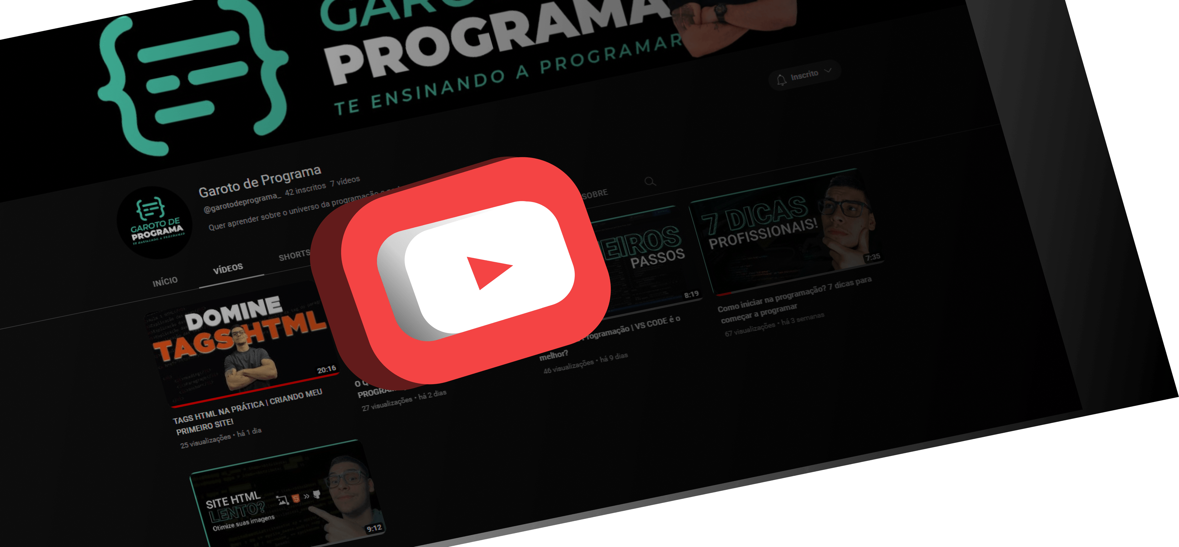 Canal Youtube Garoto de programa